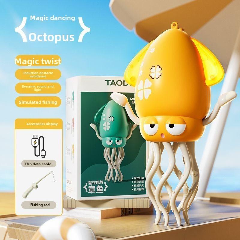 Dancing Octopus Toy With Usb Rechargeable For Kids And Educational Play