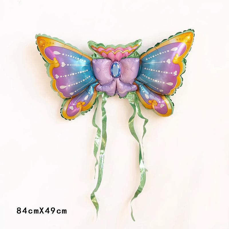 Children's Photo Back Decoration Butterfly Wings Balloon