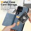 Luxury Leather Case For Samsung Galaxy S25 Edge S24 S23 S22 S21 S20 FE Ultra A56 A36 A16 A55 A35 Business Wallet Card Flip Cover