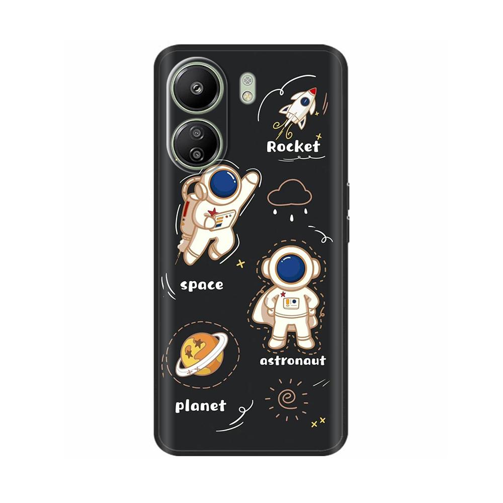 Case For Xiaomi Redmi 13C 4G Case Phone Cover Cool Sweet Soft Smooth Liquid Silicone Back Cover For Redmi 13 C Redmi13C Fundas