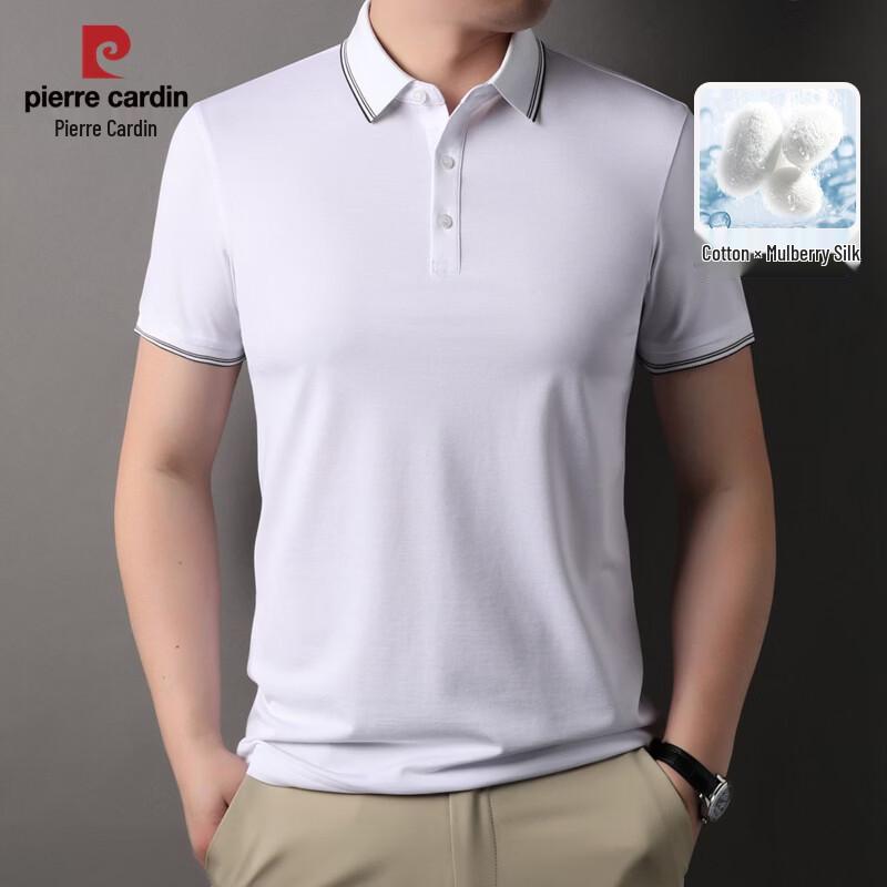 Pierre Cardin Men s Silk Blend Polo Shirt 175