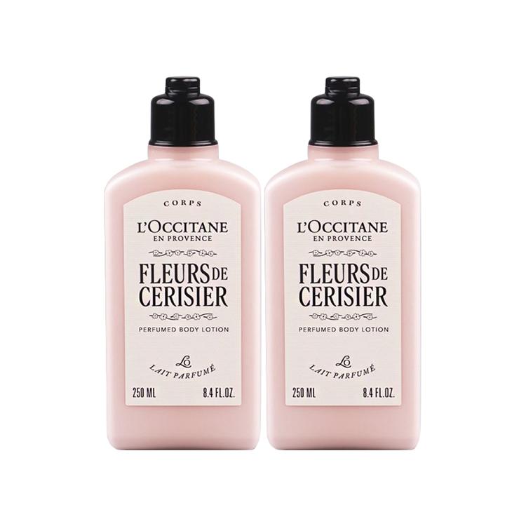 L'occitane Fleurs De Cerisier (Formerly Cherry Blossom) Perfumed Body Lotion Set