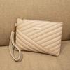 Women Leather Traveling Shopping Small Purse Clutch Wallet Wristlet Bag Envelope Bag