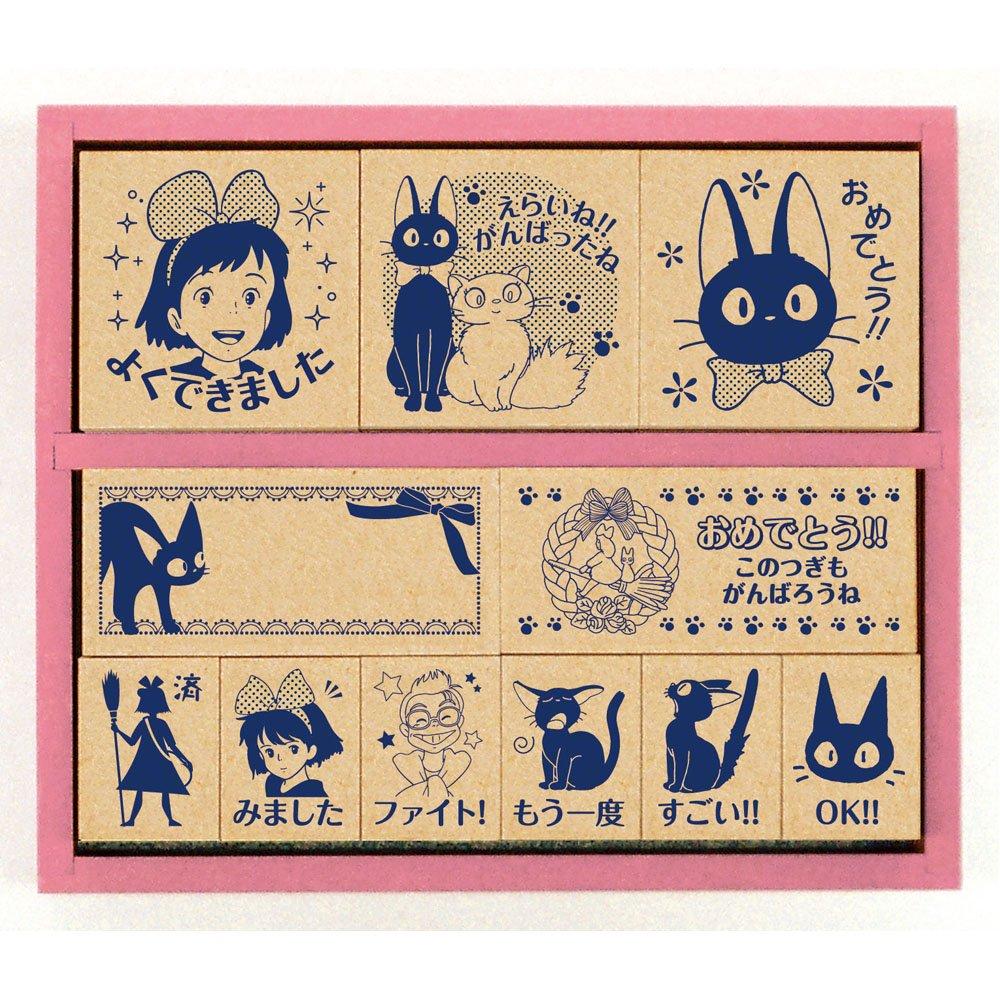 

Beverly Ghibli Delivery Service Stamp Stamp Wooden Reward Stamp Kiki s SDH-079