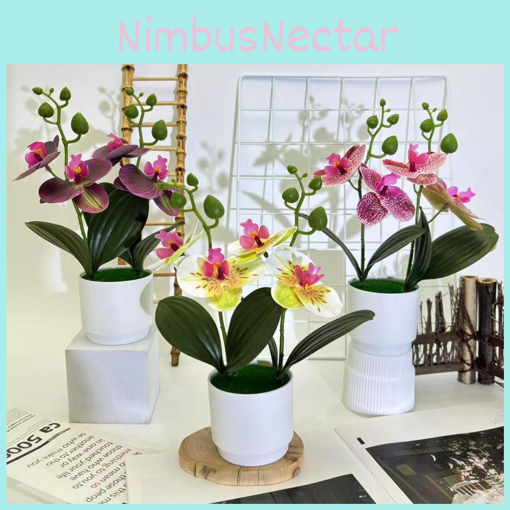 Flowers Phalaenopsis Artificial Decorative Plant For Home And Event Decoration