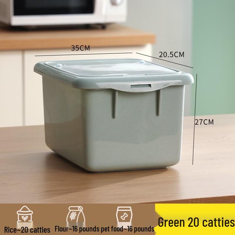 Chahua Flip-Top Sealed Plastic Rice Storage Container