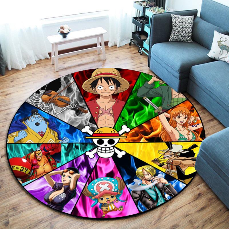 Cute Monkey D. Luffy from the Japanese manga ONE PIECE carpet is soft, home, bedroom, door mat decoration, and non slip carpet E5