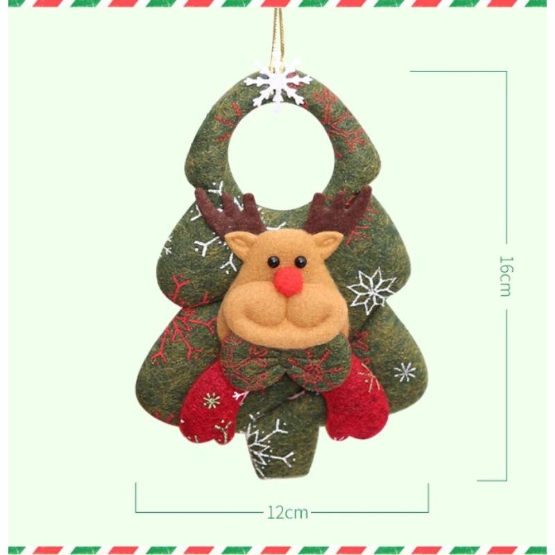 Santa Snowman Pendants Xmas Tree Ornaments Hanging Doll Craft Decor Supplier Christmas Decorations for Home Kids Gift