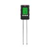 Soil Tester 6-in-1 High Precision Digital PH Moisture Temperature Light Fertility Meter with Real-time Display Soil Testing Kit