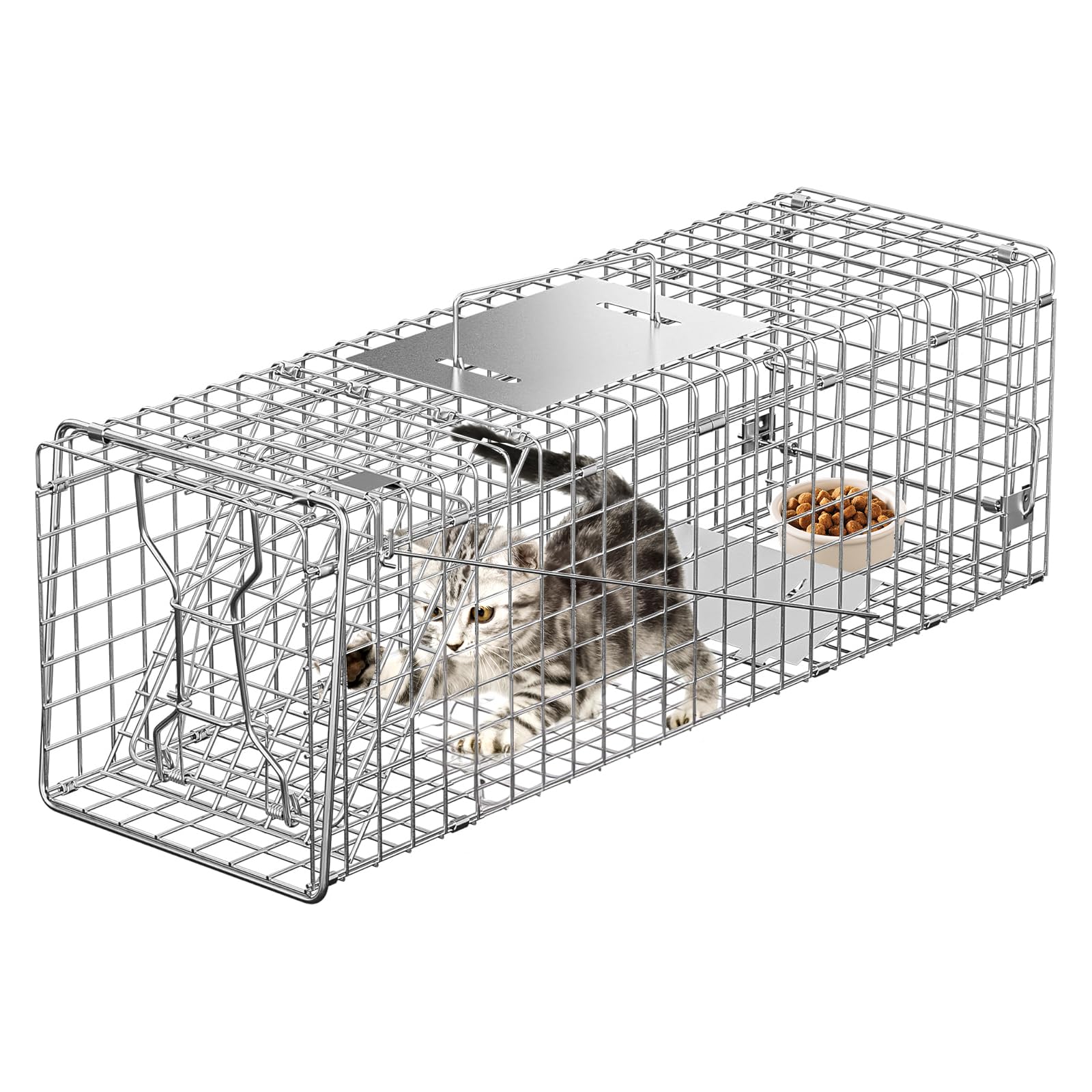 

HeGeed Кошка Животное Мышь Бездомный Потерянный Маленькое Животное Дом Вредитель Урожай Легкая Сборка и Установка 66 x 26 x Ловушка, Ступенчатый Тип, Ловушка, Защитник, Ловушка, Кошка,