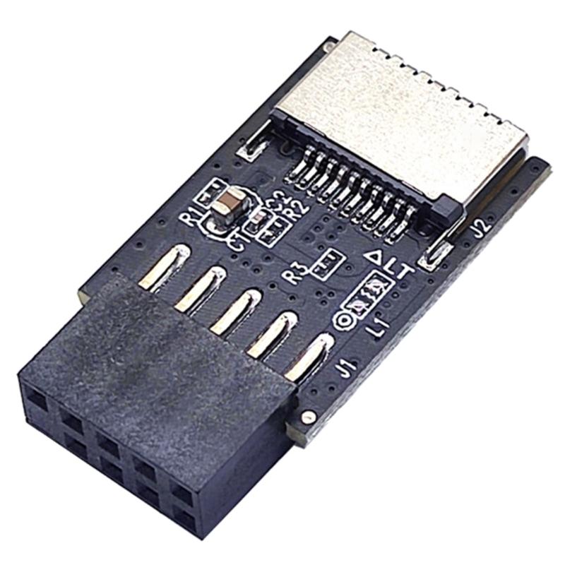

Fast Speed USB 2.0 to Type C/TypeE Internal Motherboard Adapter, 9pin Front Panel Header Fast Data Transfer