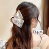 Retro Chinese Triangle Pearl Hair Claw - National Tide Fashion Shark Clip for Elegant Updos
