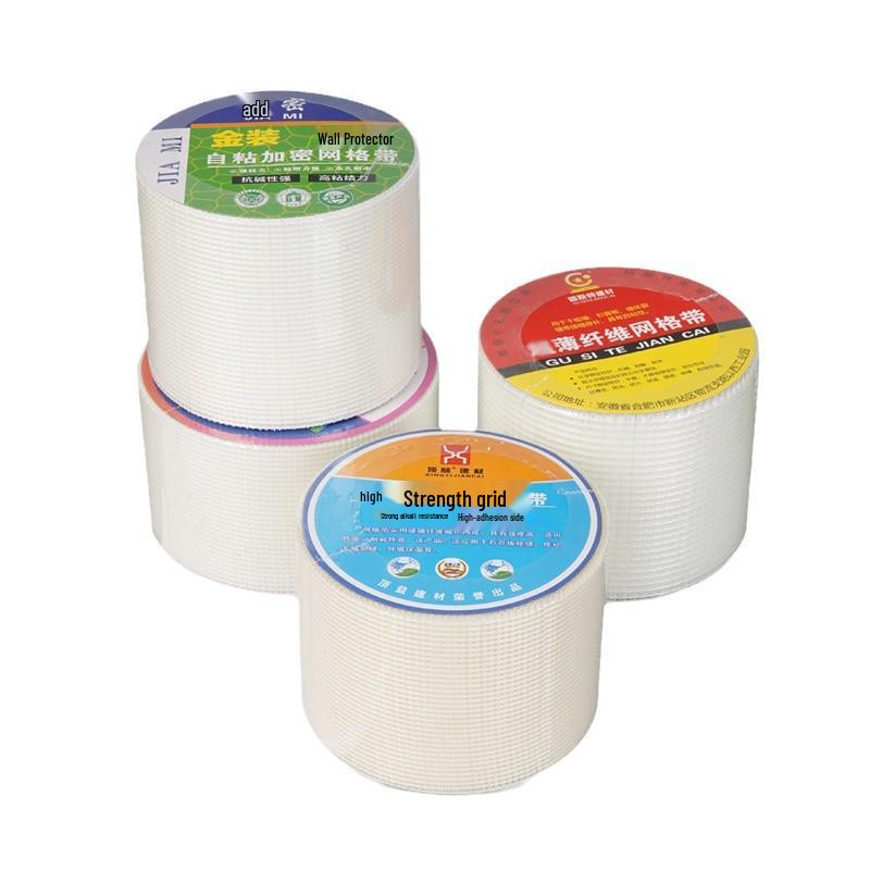 Fiberglass Self-Adhesive Mesh Tape for Gypsum Board, Anti-Crack Joint and Insulation Mesh, Whole Box