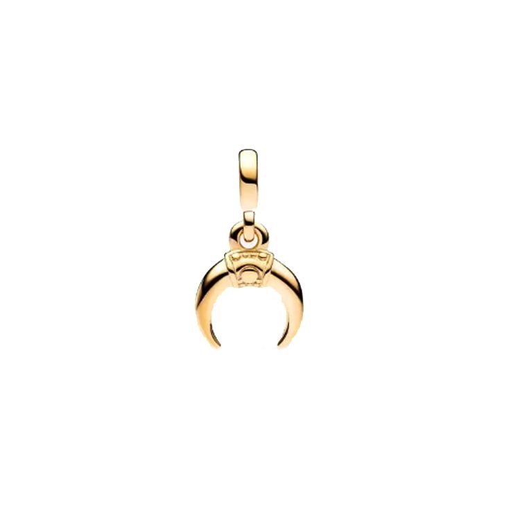 Pandora Crescent Moon Pendant Women jewelry Gold 762692C01