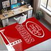 San Francisco 49ers Printed Carpet, Rug for Office Chair Living Room Bedroom Kitchen Room Decor Gifts.