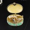 Sophisticated Floral Themed Jewelry Presentation Case For Organizing Rings And Small Items