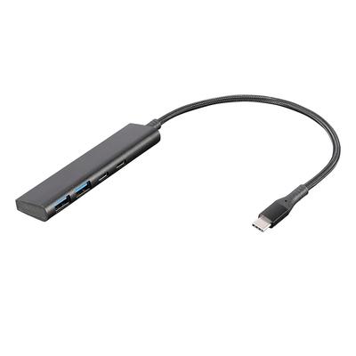 Digio2 USB 3.2 Gen 1 Typ-C 4-Port Cx2/Ax2 Aluminium USB-Hub, Schwarz, Z0123