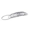 20 Pezzi Anelli Metallici da 4 Pollici Catcher dei Sogni Anelli per Macramè Cerchio Floreale per Ghirlande Progetti di Decorazione per la Casa Argento