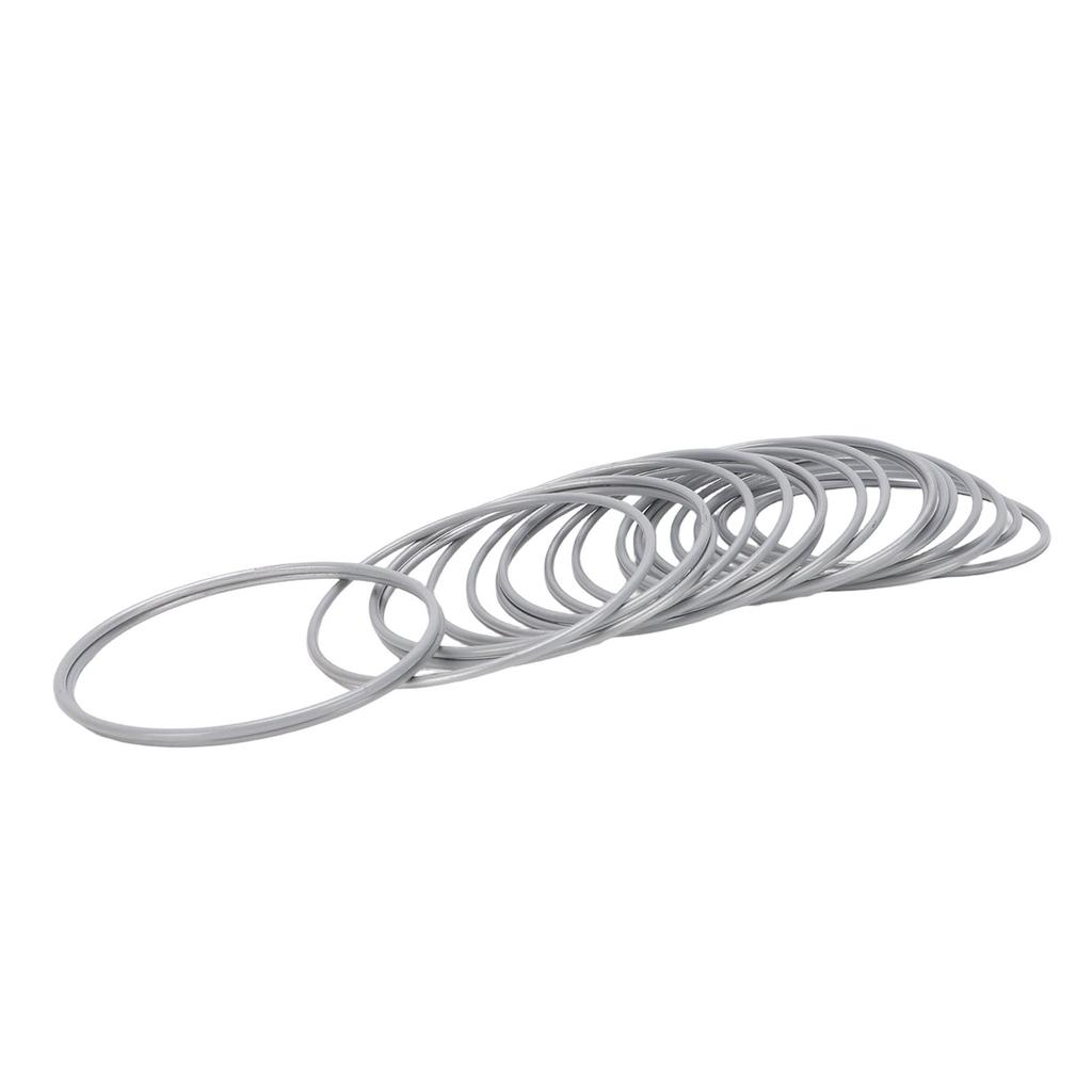 20 Pezzi Anelli Metallici da 4 Pollici Catcher dei Sogni Anelli per Macramè Cerchio Floreale per Ghirlande Progetti di Decorazione per la Casa Argento