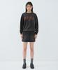 Oioi Collection Comfort Denim Mini Skirt_Brown