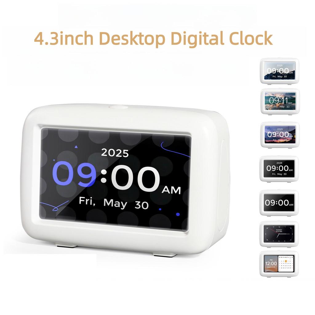 4.3 Inch LCD Display Screen Electronic Calendar Dementia Clock Desktop Digital Clock Elderly Medication Reminder Clock