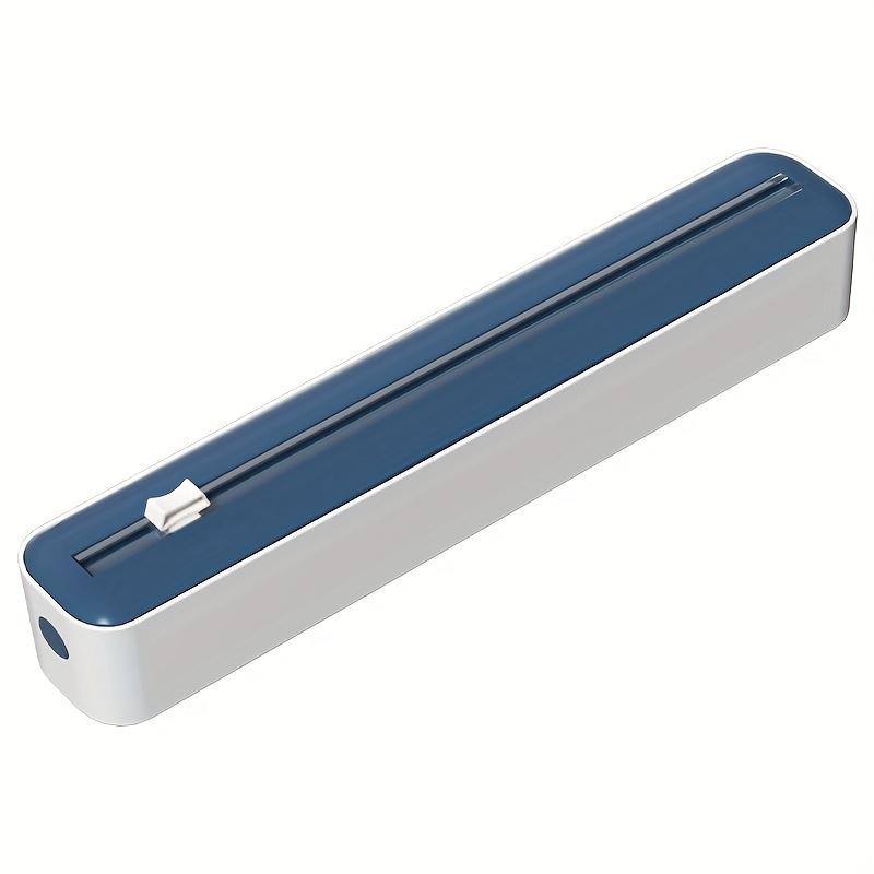 Plastic Wrap Cutter, Storage Box, and Plastic Wrap Dispenser Are Suitable for Plastic, Tin Foil, Baking Paper, and Wax Paper