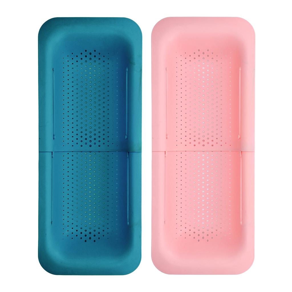 Siebkorb ABS-Material Teleskopisch Flexibles Hohlboden-Design Abtropfsieb Küchenzubehör