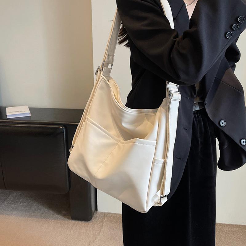 Spring 2026 Soft Leather Large Capacity Women's Tote Bag Commuter Crossbody Backpack Multi-Functial Shoulder Bag