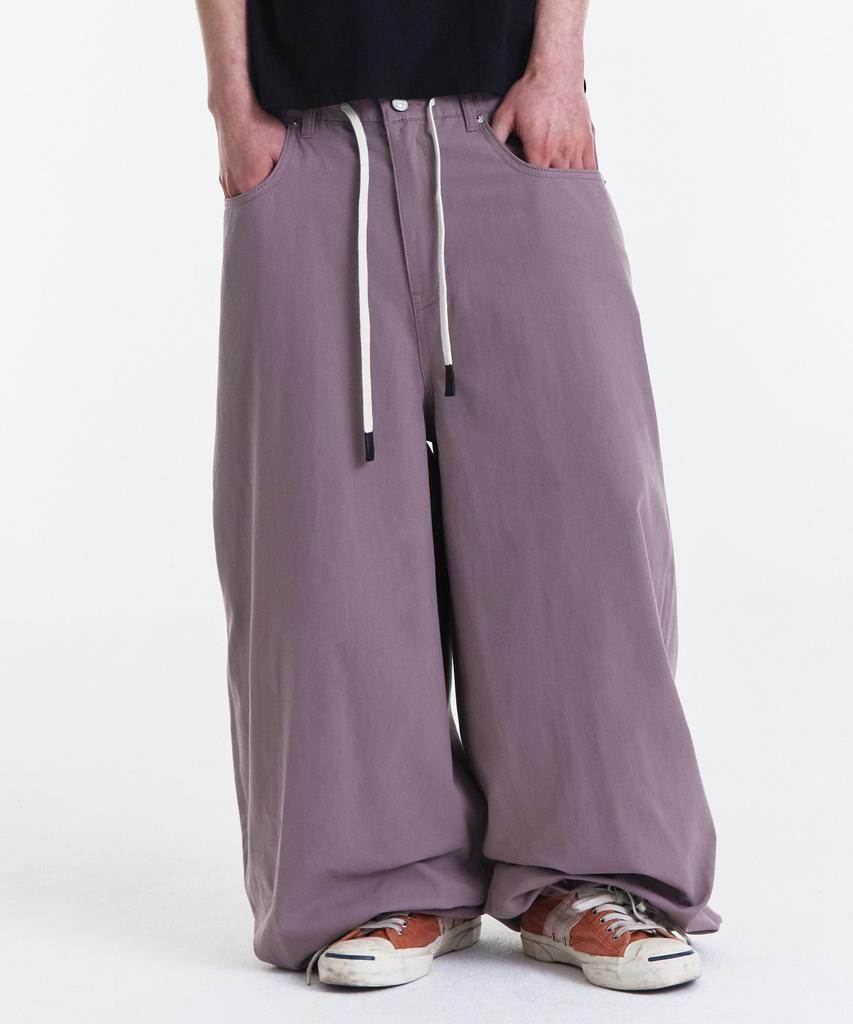 Gicheol Easy Or Easy Balloon Pants (Dark Pink)