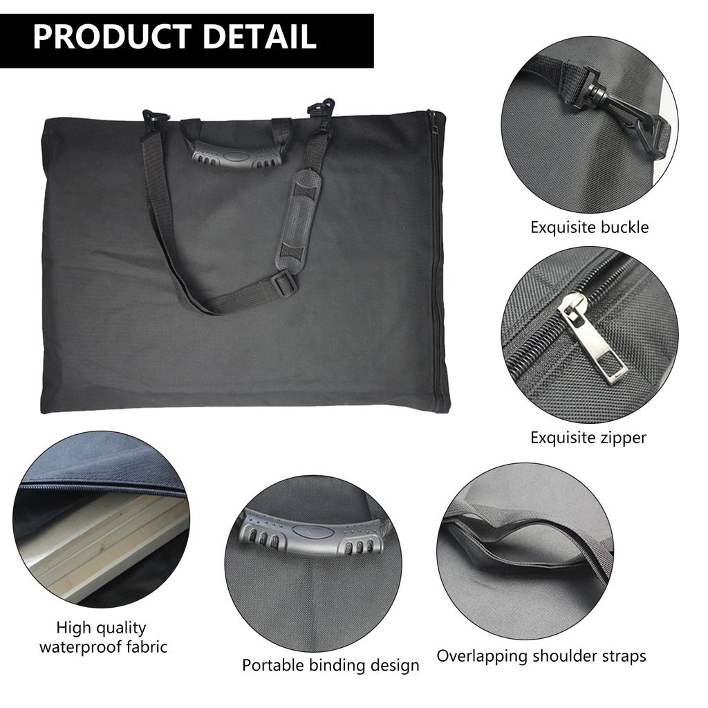 Drawing Board Carrying Bag Multifunction Painting Pad Organizer Bag Waterproof Drawing Board Storage Bag for Artist Students