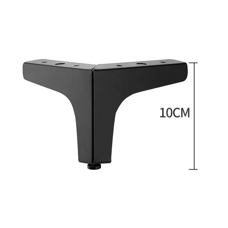 

4pcs Metal Furniture Legs Black Gold Silver for Coffee Table Feet Sofa Chair Bathroom Cabinet Replacement Legs Hardware 10-17cm