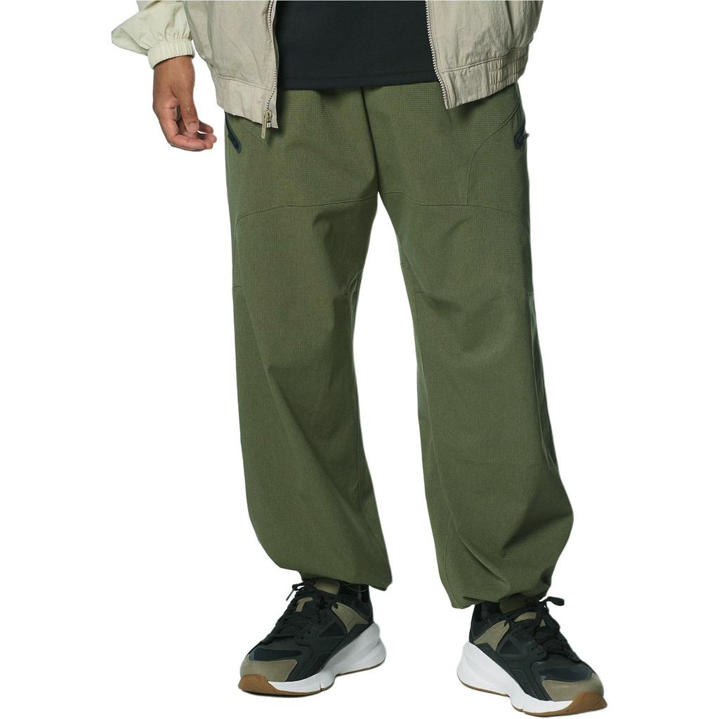 Under Armour Solid Color Logo Print Lace-Up Loose Cargo Pants Men Bottoms Green 1383782-390