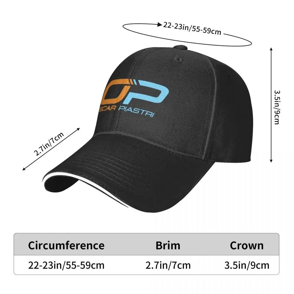 Oscar Piastri Logo Baseball Cap Luxury Unisex cap Rugby Hat Baseball Cap Girl'S Hats Unisex's