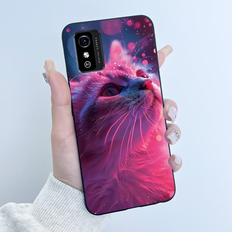 Cute Cartoon Case For ZTE Blade L9 Fundas Capa Printing Shell Protective Cover Soft Silicone Black Casing Shockproof Coque