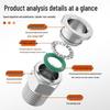 Stainless Steel Pneumatic Air Hose Quick Connect Elbow PC4-01/PL6/8/10/12 Connector