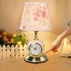 Modern Clock Table Lamp 5 Styles Living Room Lighting Bedroom Elegant Night