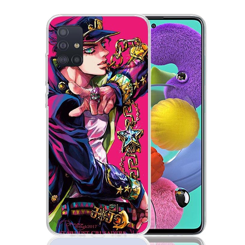 JoJo's Bizarre Adventure Kujo Jotaro Phone Case For Samsung Galaxy A52 A32 A22 A12 A02S A50S A30S A51 A31 AA71 Note 20 Ultra 10