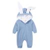 Newborn Infant Baby Girls Boys Thick Warm Jumpsuit  Bunny Romper Playsuit