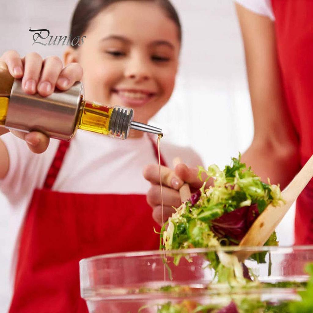 Čisté produkty 6 sad Nerezová ocel Zásobník na nalévání lahví na vinný likér s uzávěrem uzávěru