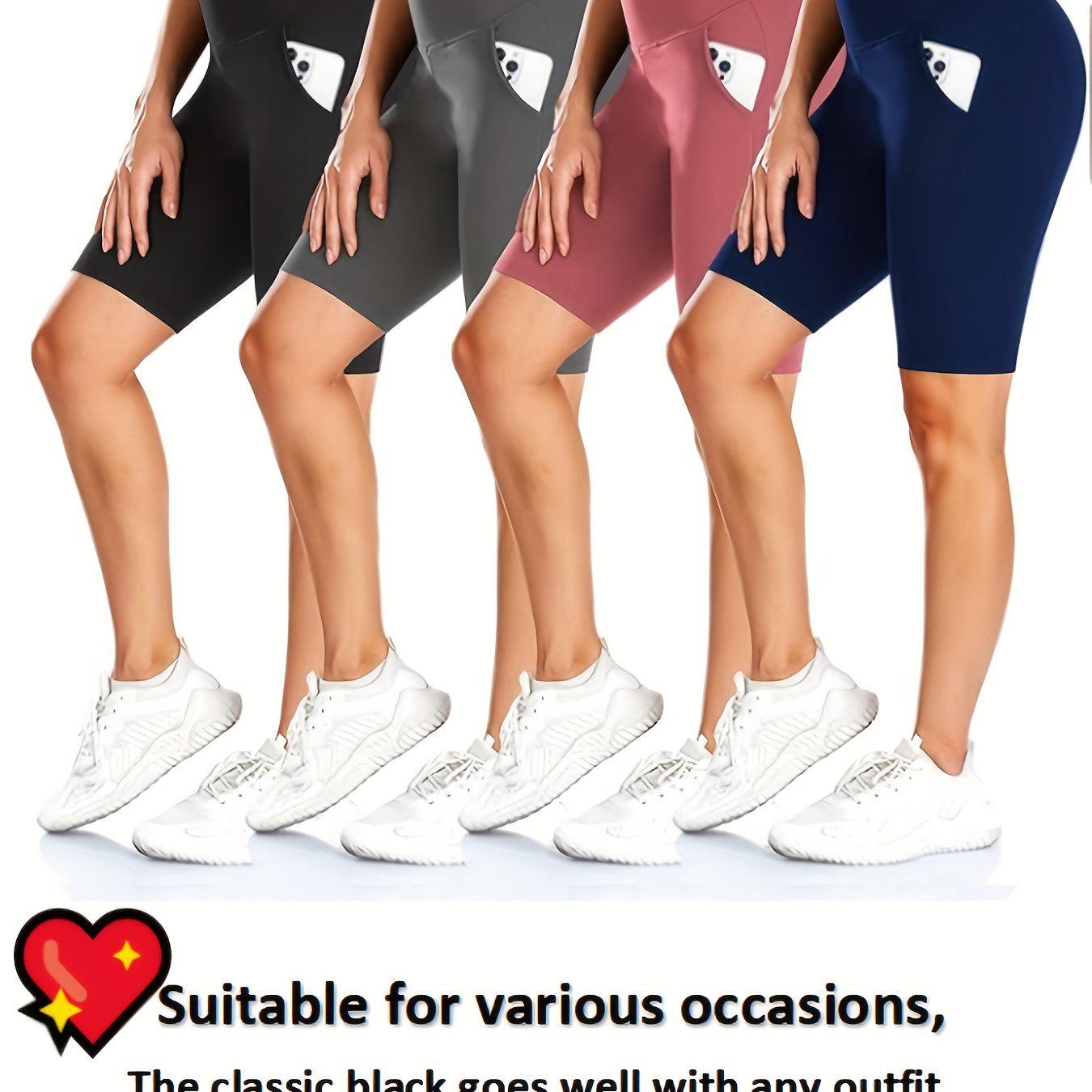 High-Waisted Pocket Capris - Popular European & American Style L