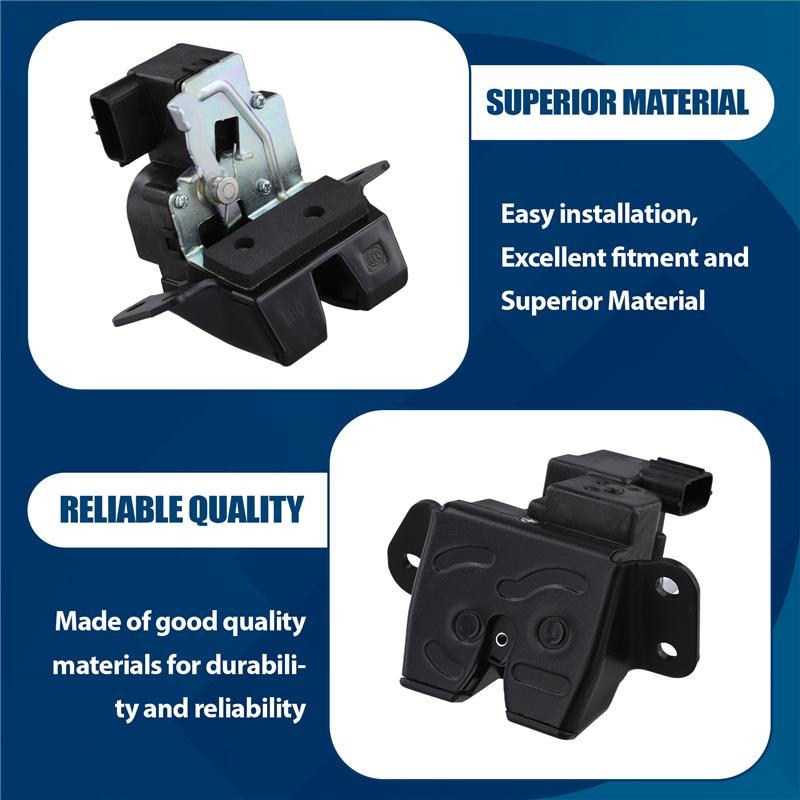 AUTO 81230-2W000 812302W000 Automotive Parts Tailgate Trunk Lock Actuator For Hyundai Santa Fe Sport Kia Soul EV 2015 2016