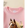 Kinder Sweatshirt, Rundhals Sweatshirt, Lässiger bedruckter Rundhals Pullover, Herbst und Winter, Bequemes warmes modisches bedrucktes Oberteil