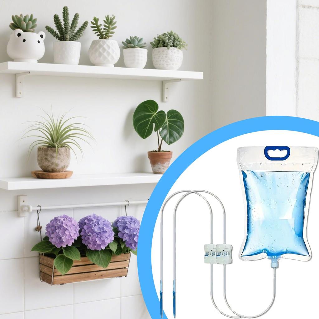 Tree Bags For Watering 5.2L Auto Flower Drip Irrigation Bag Transparent Automotive For Garden Trees Indoors Flowerbed Vacation