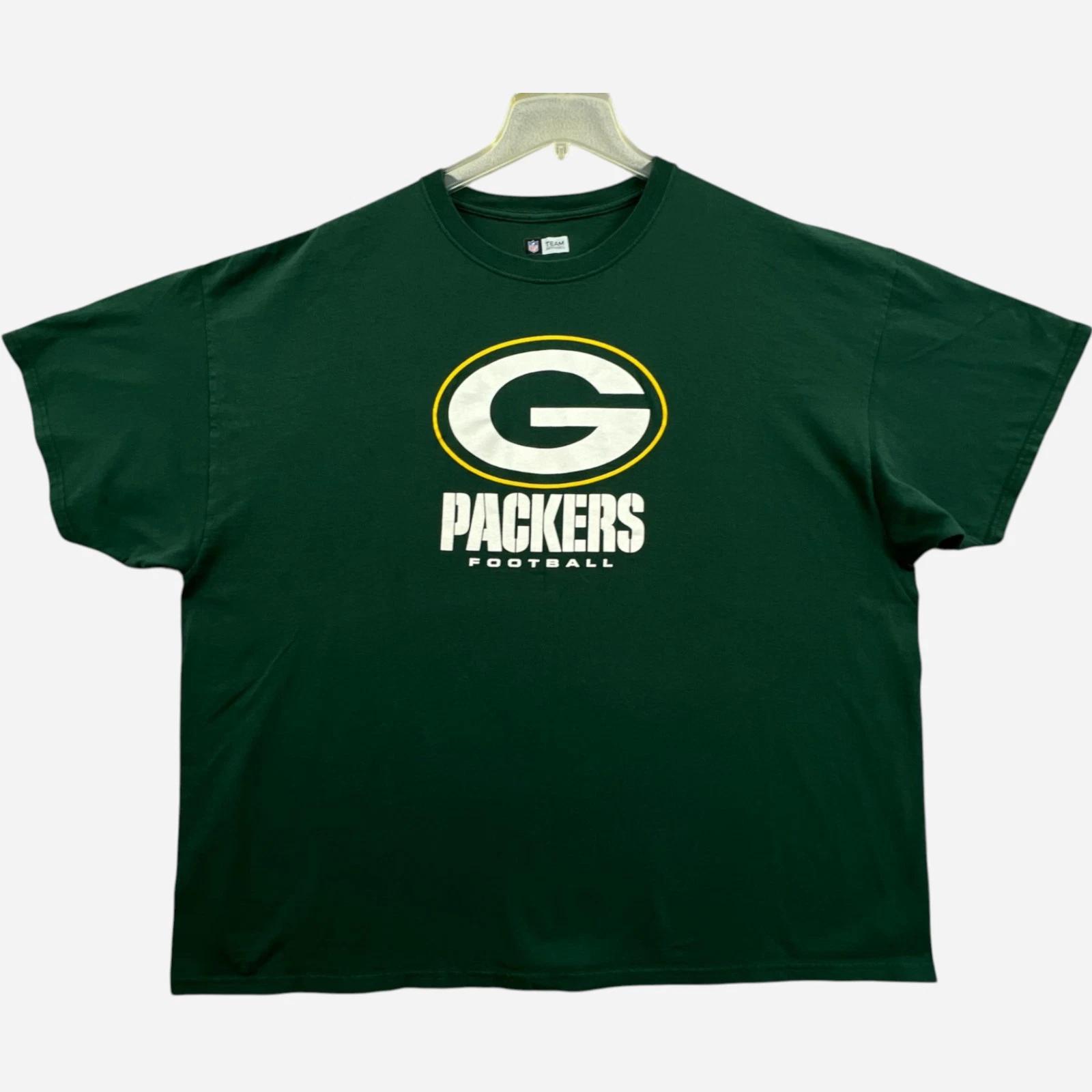 

Green Bay Packers NFL Football T Shirt Mens 3XL Green Team Apparel Graphic Tee S