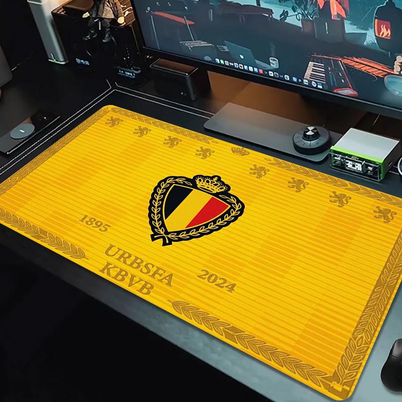 Belgica Color Mouse Pad Large Gaming Table Cushion Non-slip Laptop Tablet Big Mousepad XXL Mat Mini PC Playmat With Lock edge