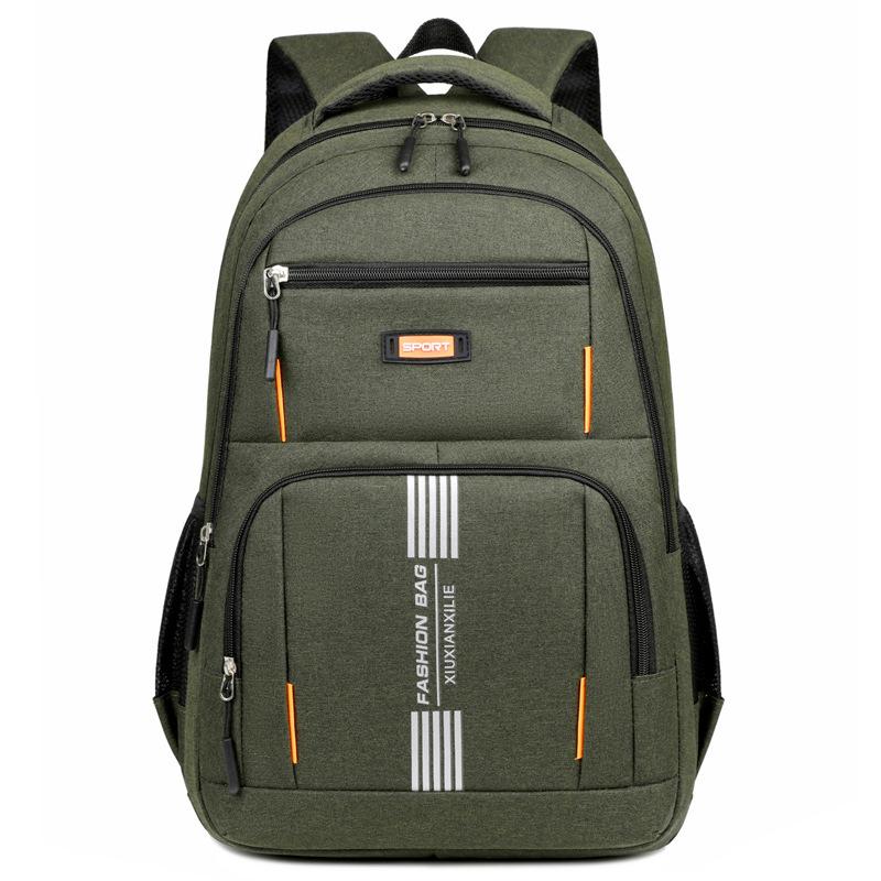 New backpack fashionable primary and secondary school school bag large capacity simple leisure travel computer backpack