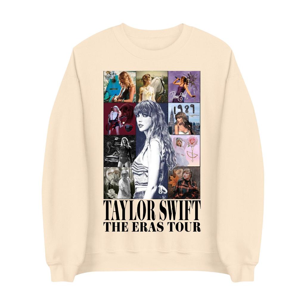 Women's Blouse Casual Long Sleeved Printed Round Neck Pullover T-shirt Top
