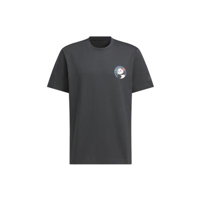 T-Shirt Cotton Casual Round Neck Short Sleeve Men Tops Black JI6836