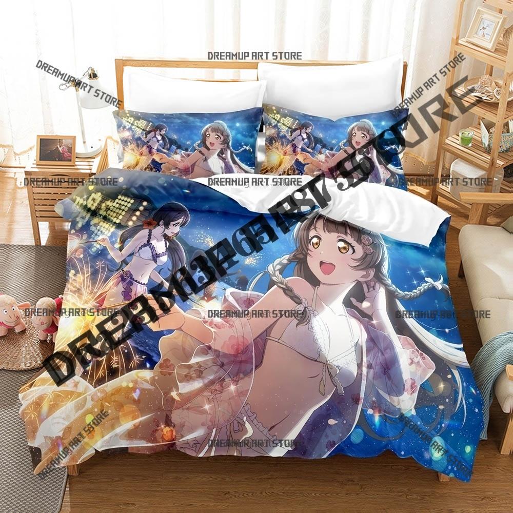 Fashion Love Live Kotori Minami Bedding Set Single Twin Full Queen King Size Bed Set Kids Bedroom Duvetcover Sets Bed Sheet Set