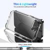 Shockproof Clear Transparent Case For iPhone 17 Air 16 Plus 15 Pro Max All Series, Anti-Yellowing Air-Guard Corners Full Wrap Protective Phone Shell